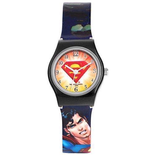 Image of Sort plast Superman Quartz Drenge ur fra AM:PM